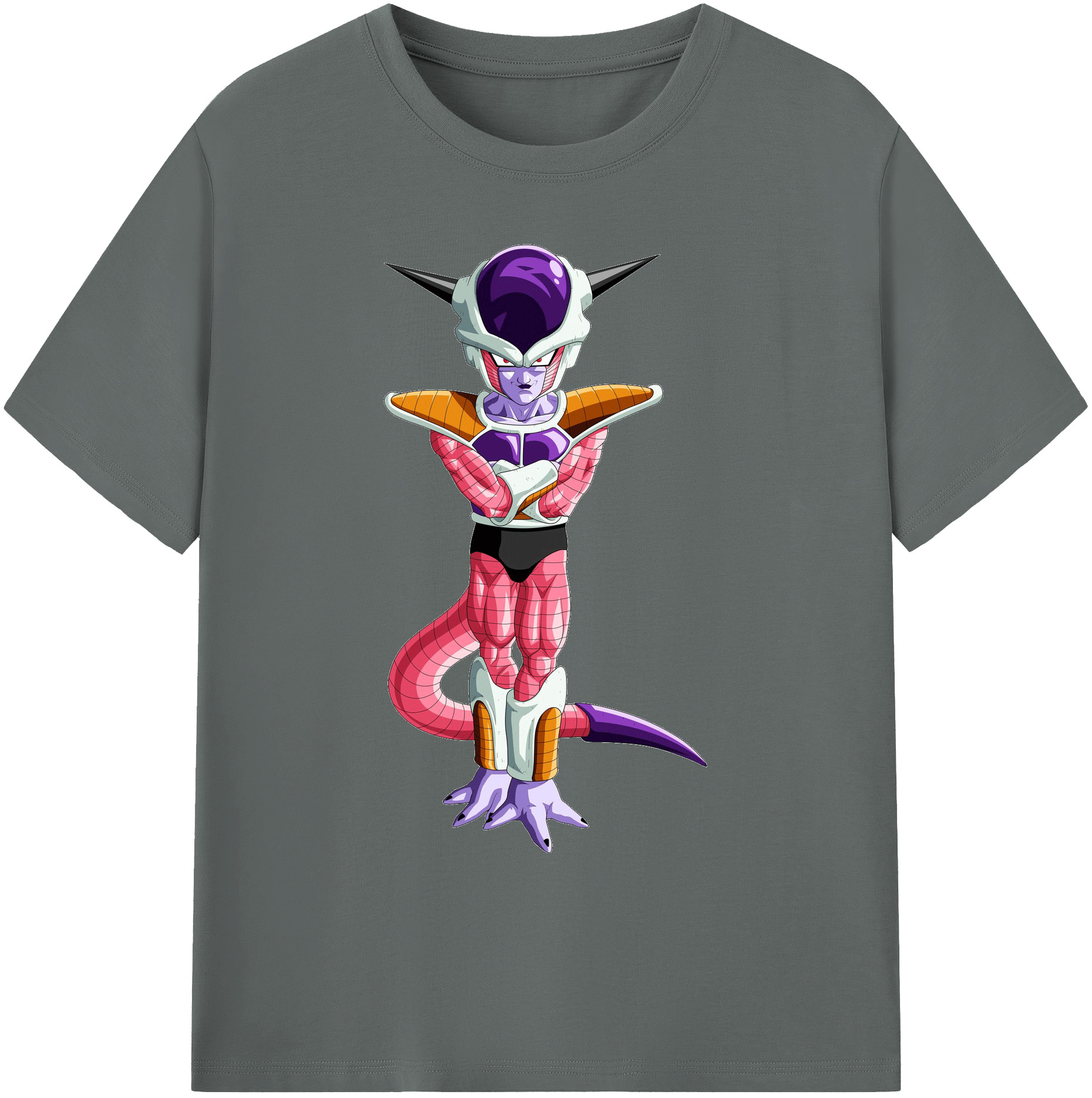 （画像用） ドラゴンボール フリーザ DRAGON BALL Frieza 綿100％ メンズ半袖Tシャツ｜肌触りやわらか＆通気性